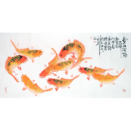 Chinese Fish Painting - CNAG013152