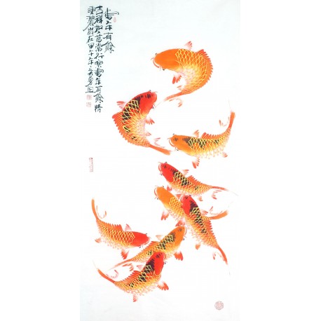 Chinese Fish Painting - CNAG013155
