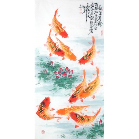 Chinese Fish Painting - CNAG013156