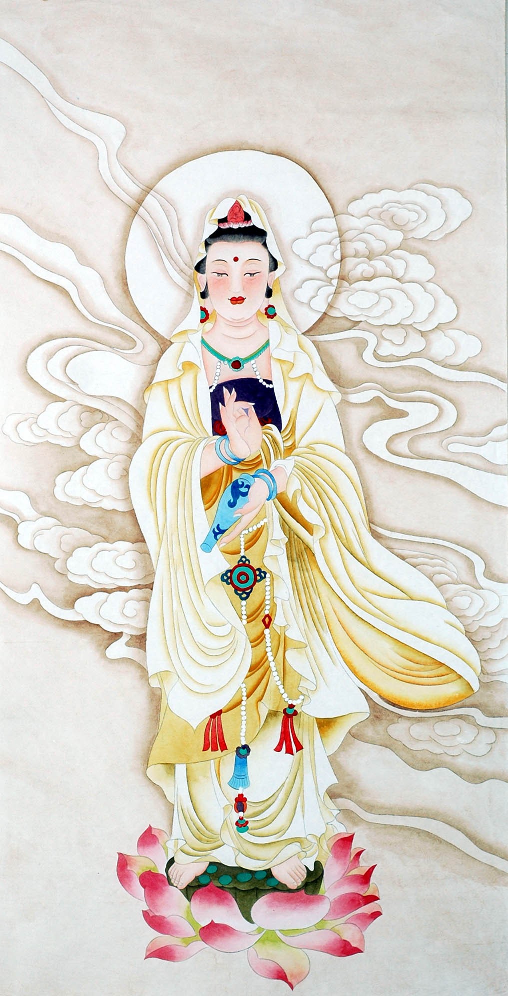 Chinese Guanyin Painting - CNAG013164