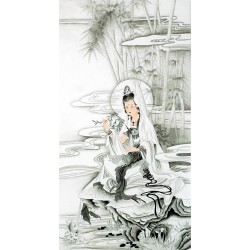 Chinese Guanyin Painting - CNAG013165