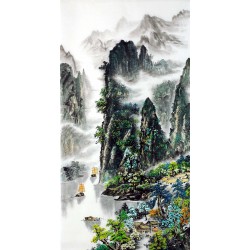 Chinese Landscape Painting - CNAG013185