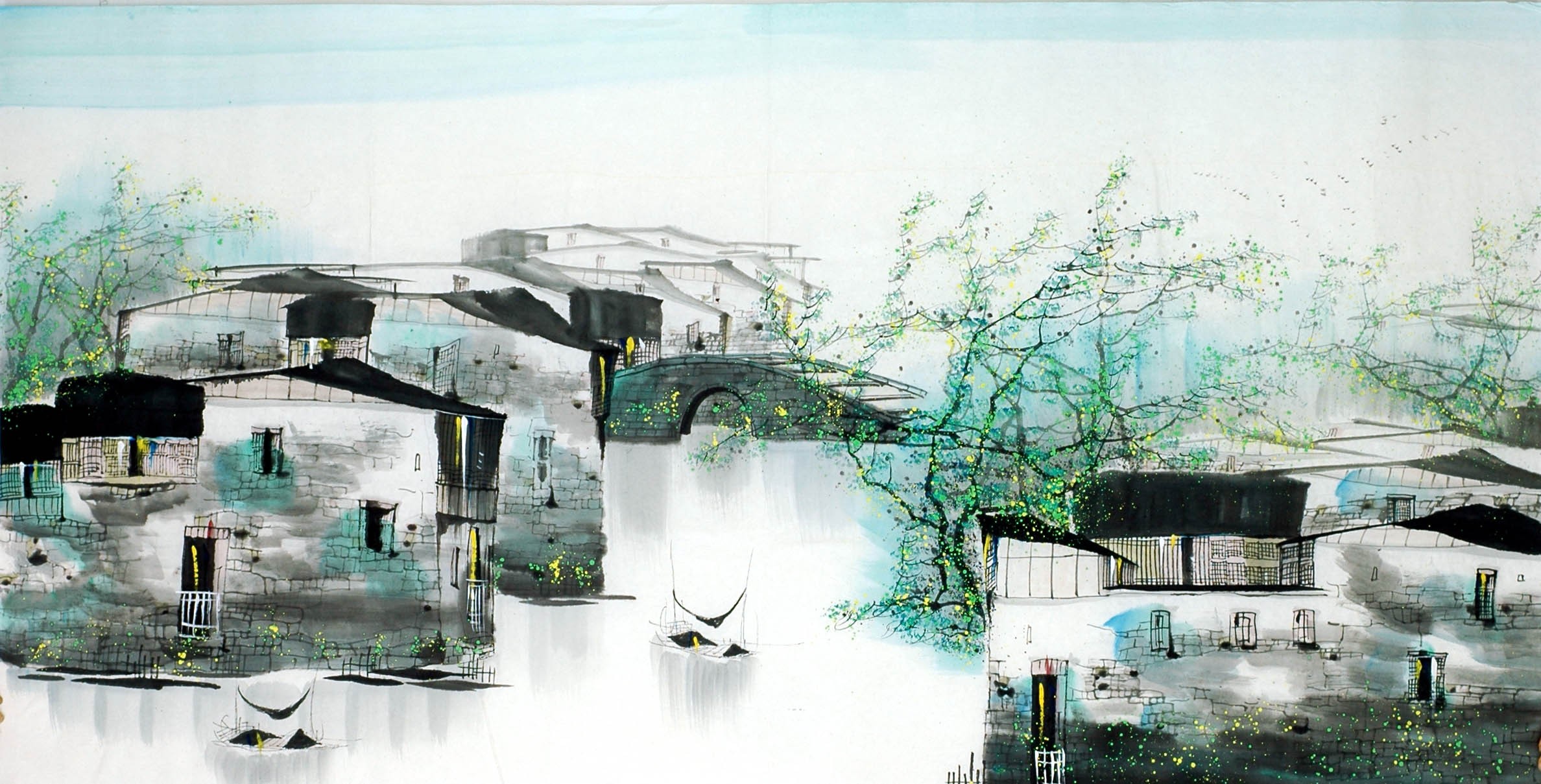 Chinese Landscape Painting - CNAG013186