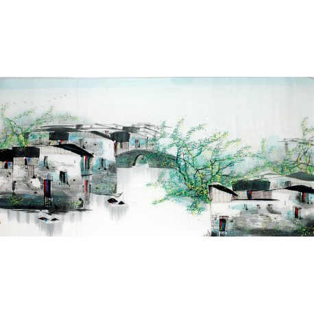 Chinese Landscape Painting - CNAG013187