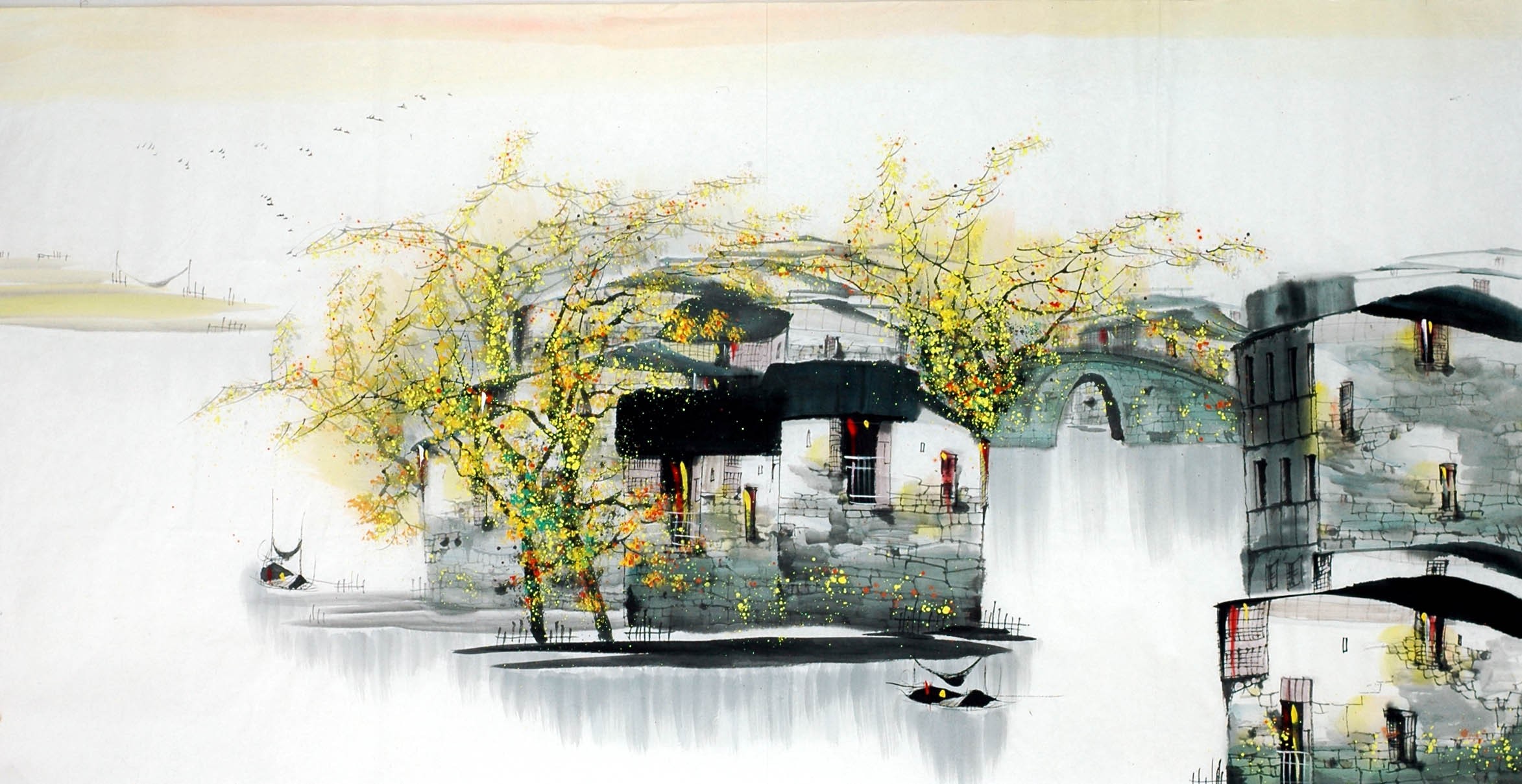Chinese Landscape Painting - CNAG013188