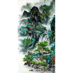 Chinese Landscape Painting - CNAG013189