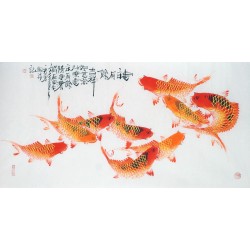 Chinese Fish Painting - CNAG013205