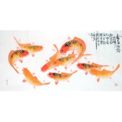 Chinese Fish Painting - CNAG013216