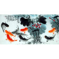 Chinese Fish Painting - CNAG013223
