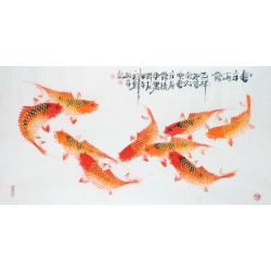Chinese Fish Painting - CNAG013224