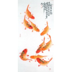 Chinese Fish Painting - CNAG013227