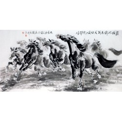 Chinese Horse Painting - CNAG013234