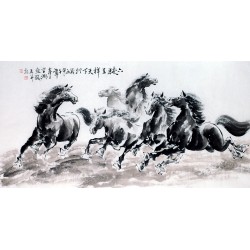 Chinese Horse Painting - CNAG013235