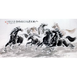 Chinese Horse Painting - CNAG013236