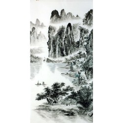 Chinese Landscape Painting - CNAG013237