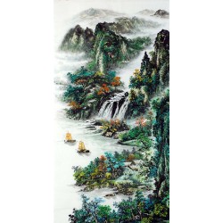 Chinese Landscape Painting - CNAG013238