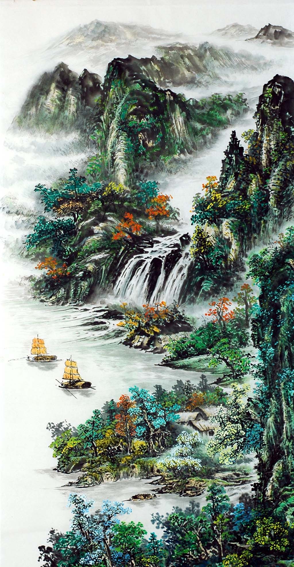 Chinese Landscape Painting - CNAG013238