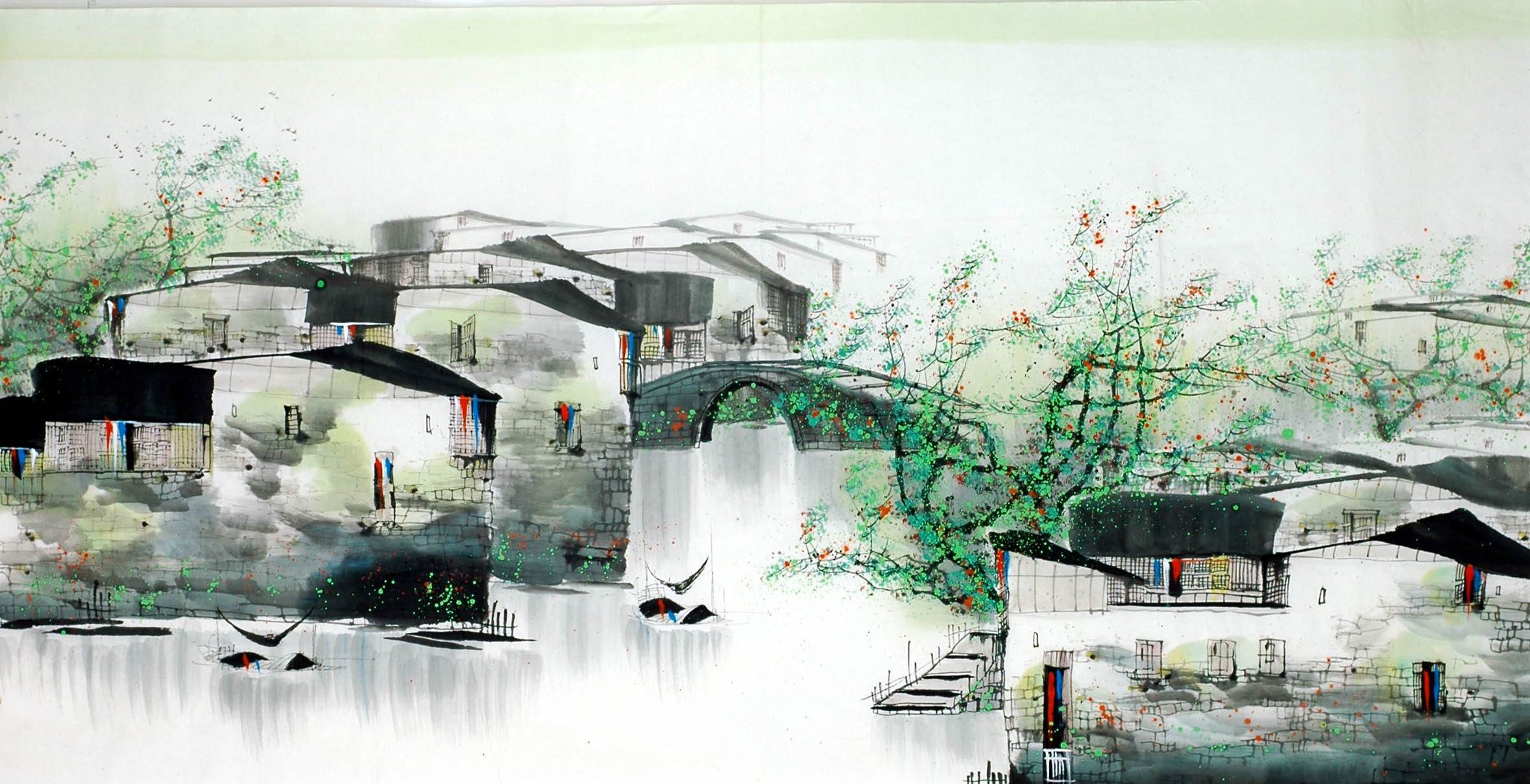 Chinese Landscape Painting - CNAG013239