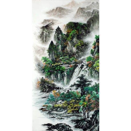 Chinese Landscape Painting - CNAG013241