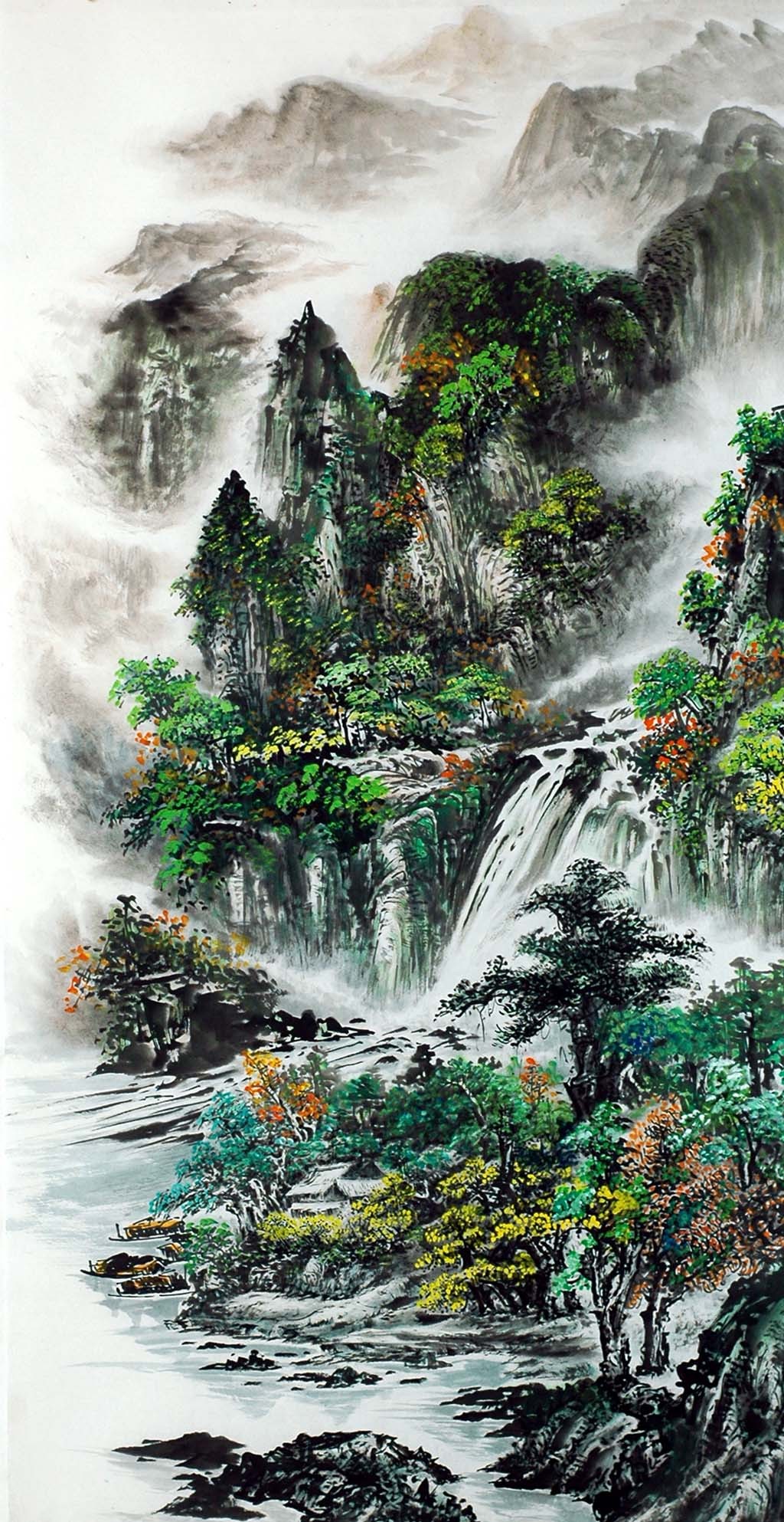 Chinese Landscape Painting - CNAG013241