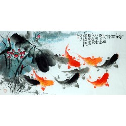 Chinese Fish Painting - CNAG013248