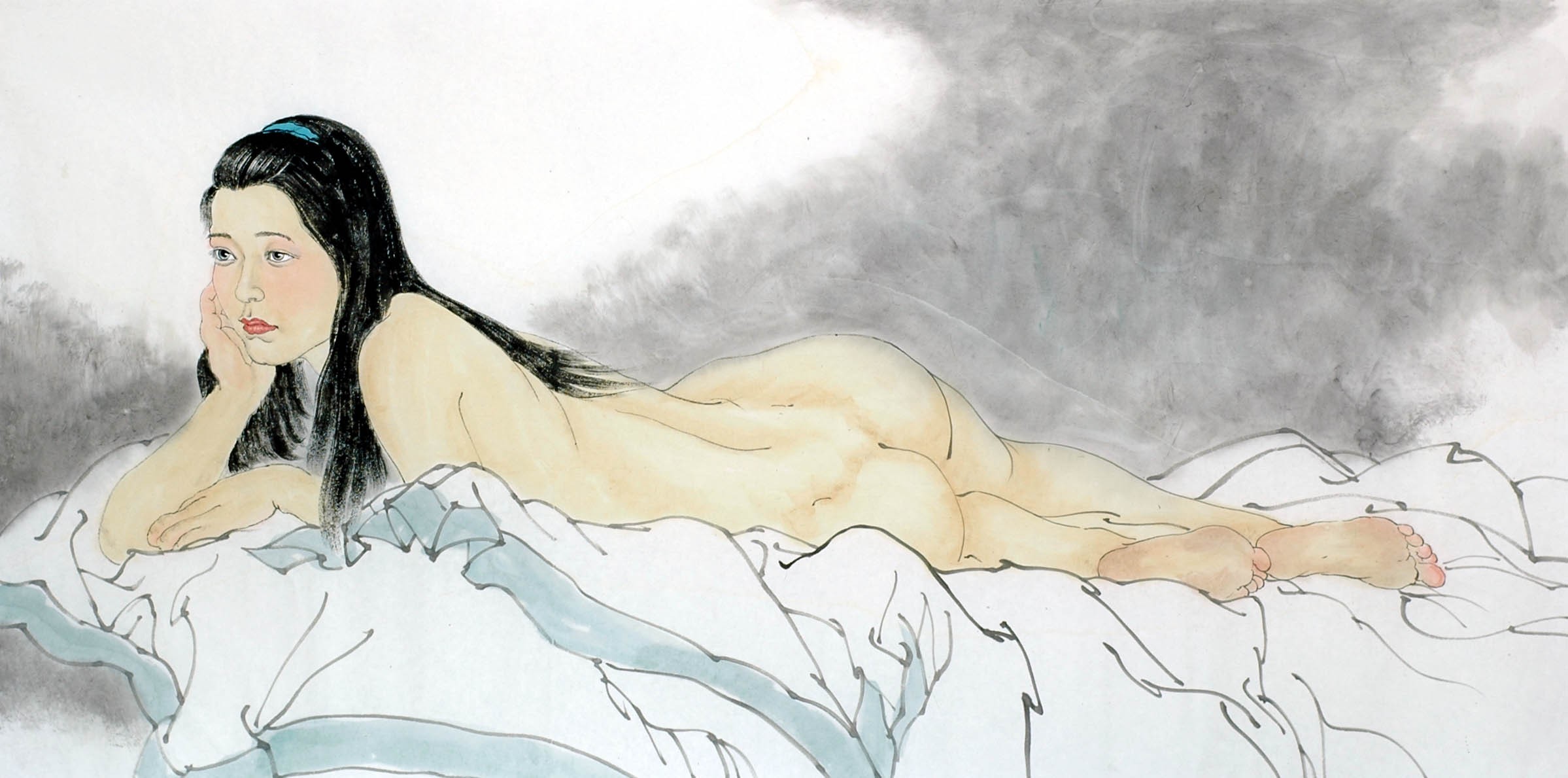 Chinese Figure Painting - CNAG013258