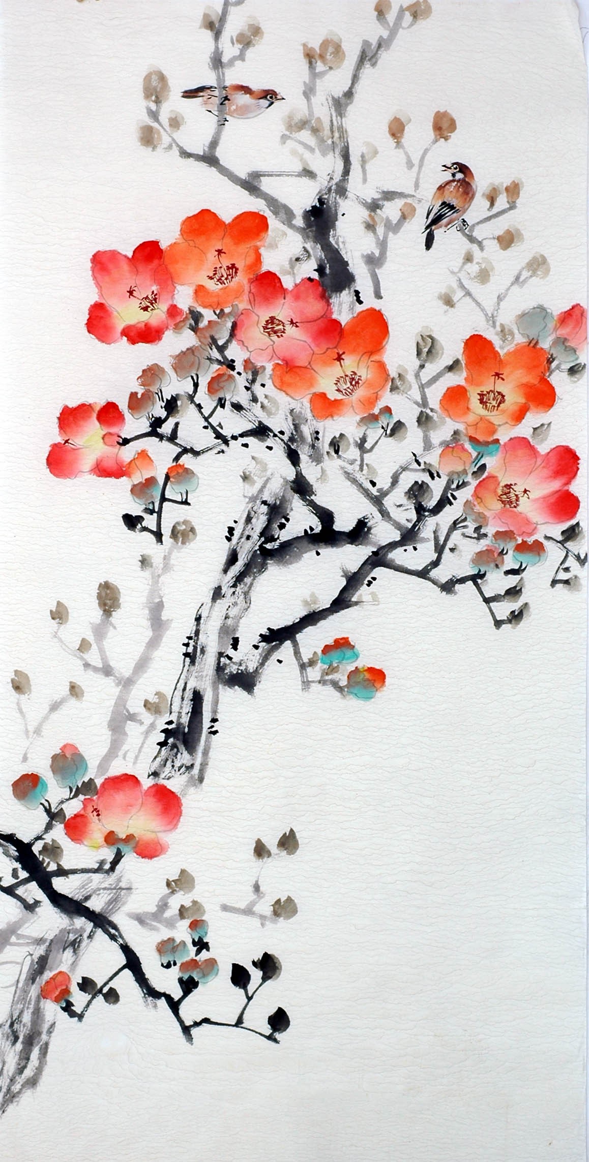 Chinese Flowers&Trees Painting - CNAG013278