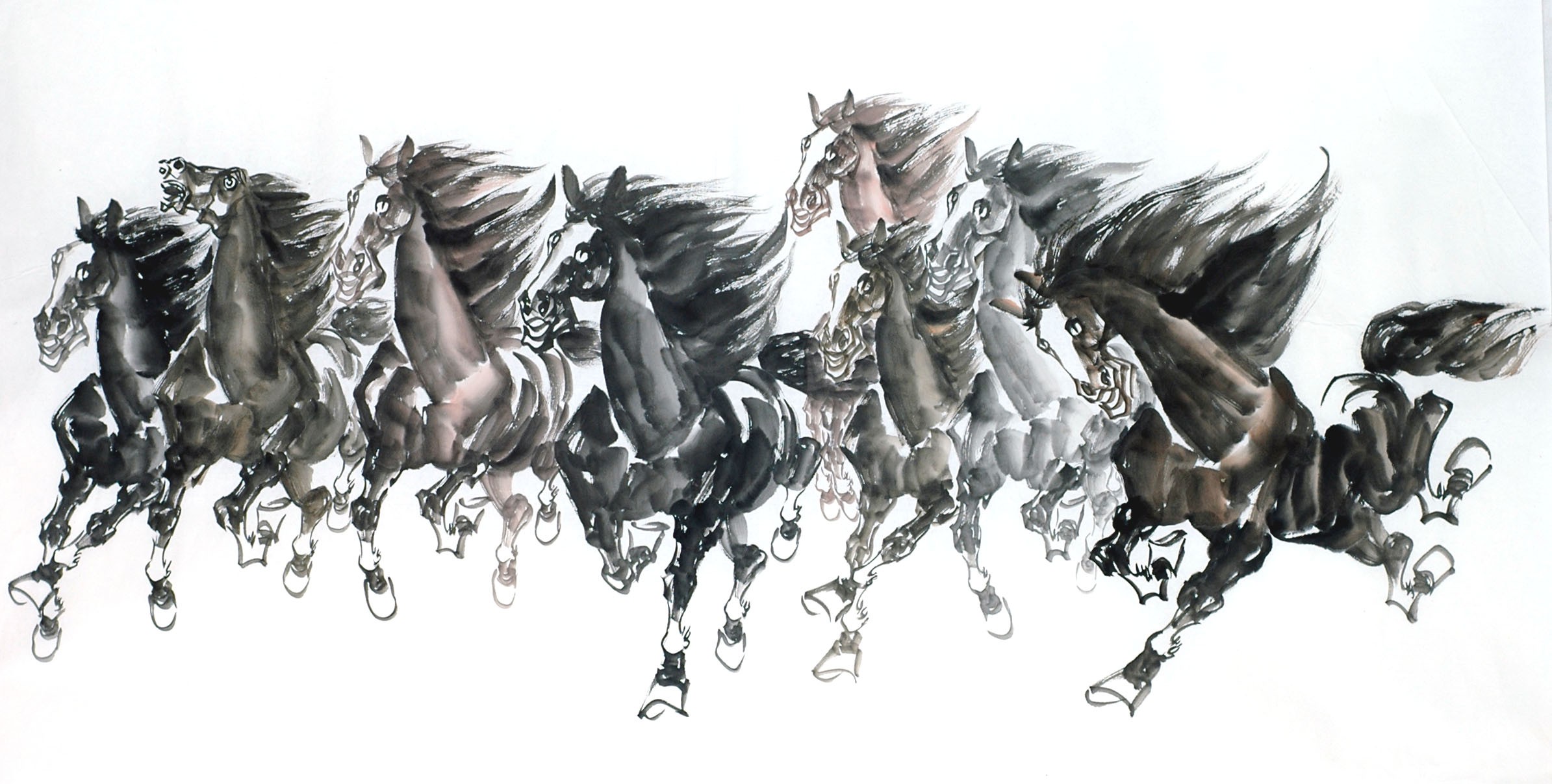 Chinese Horse Painting - CNAG013283