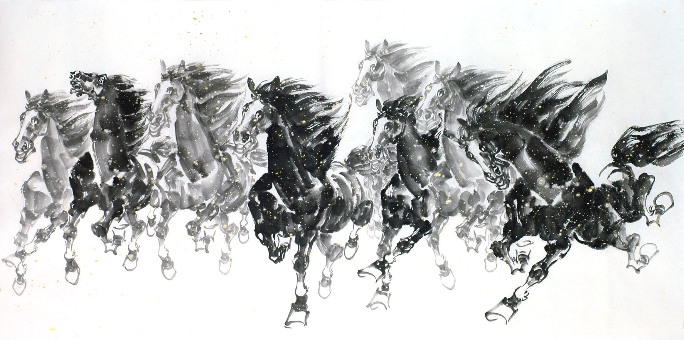 Chinese Horse Painting - CNAG013284