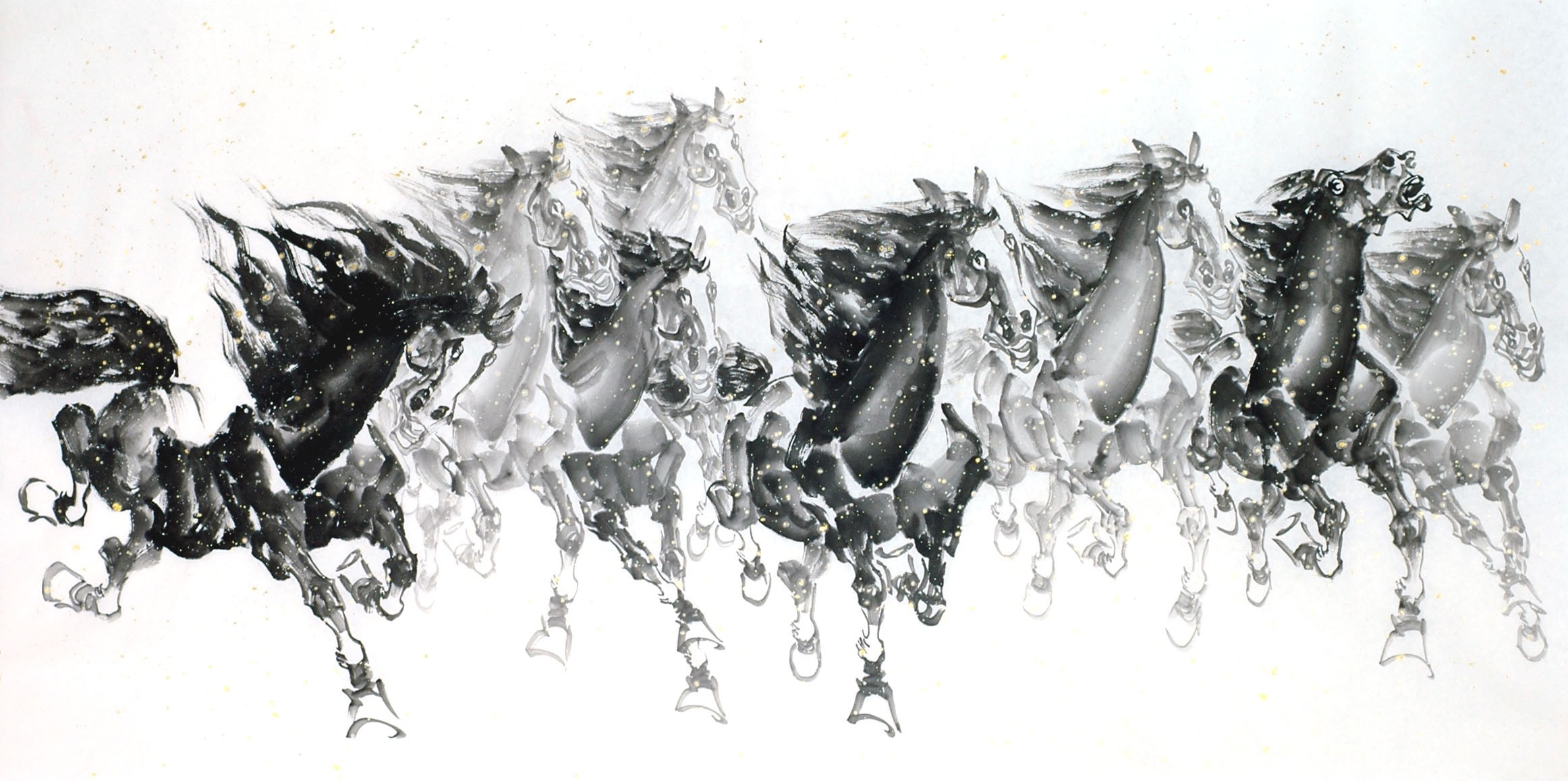 Chinese Horse Painting - CNAG013288