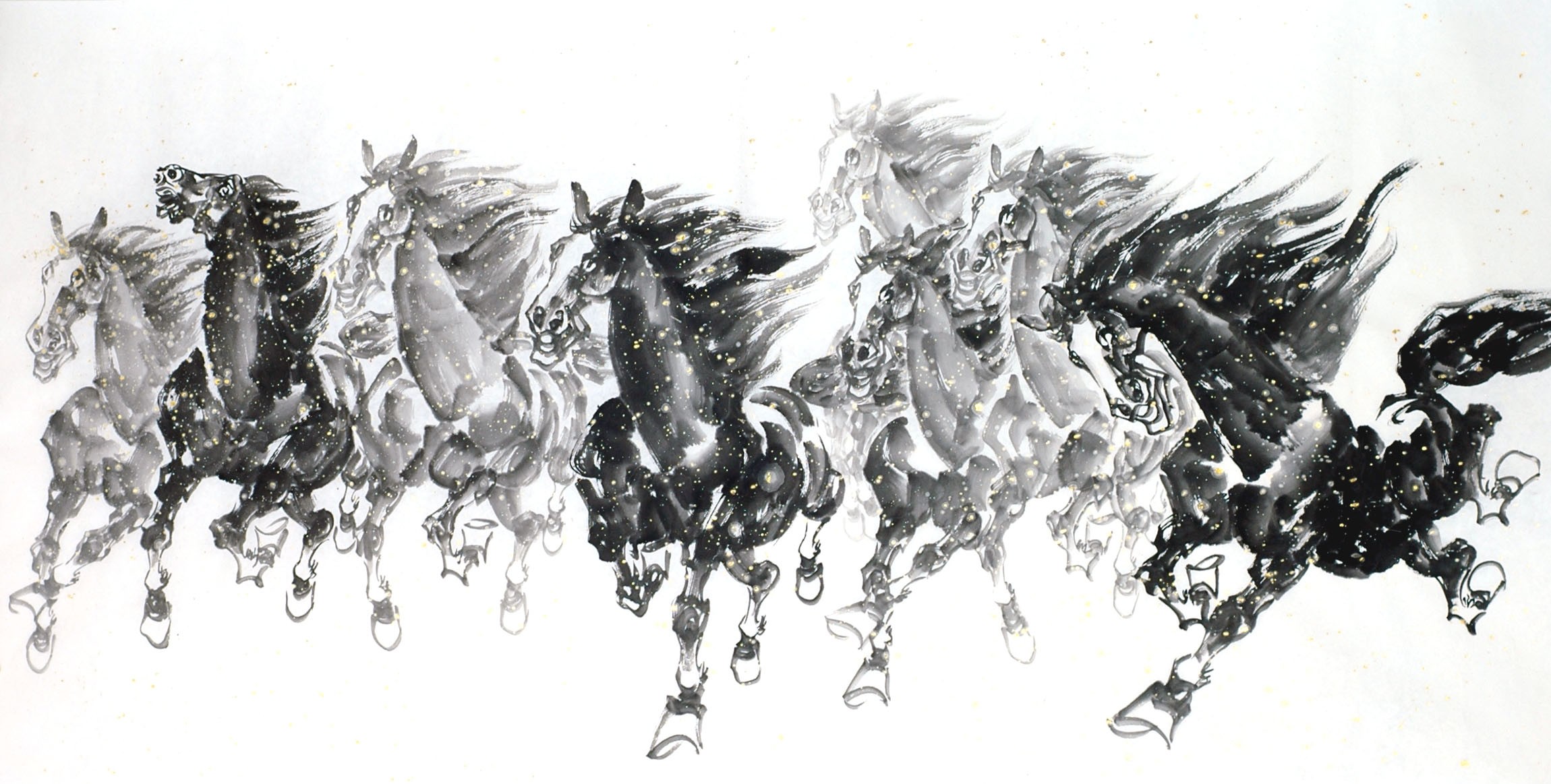 Chinese Horse Painting - CNAG013289