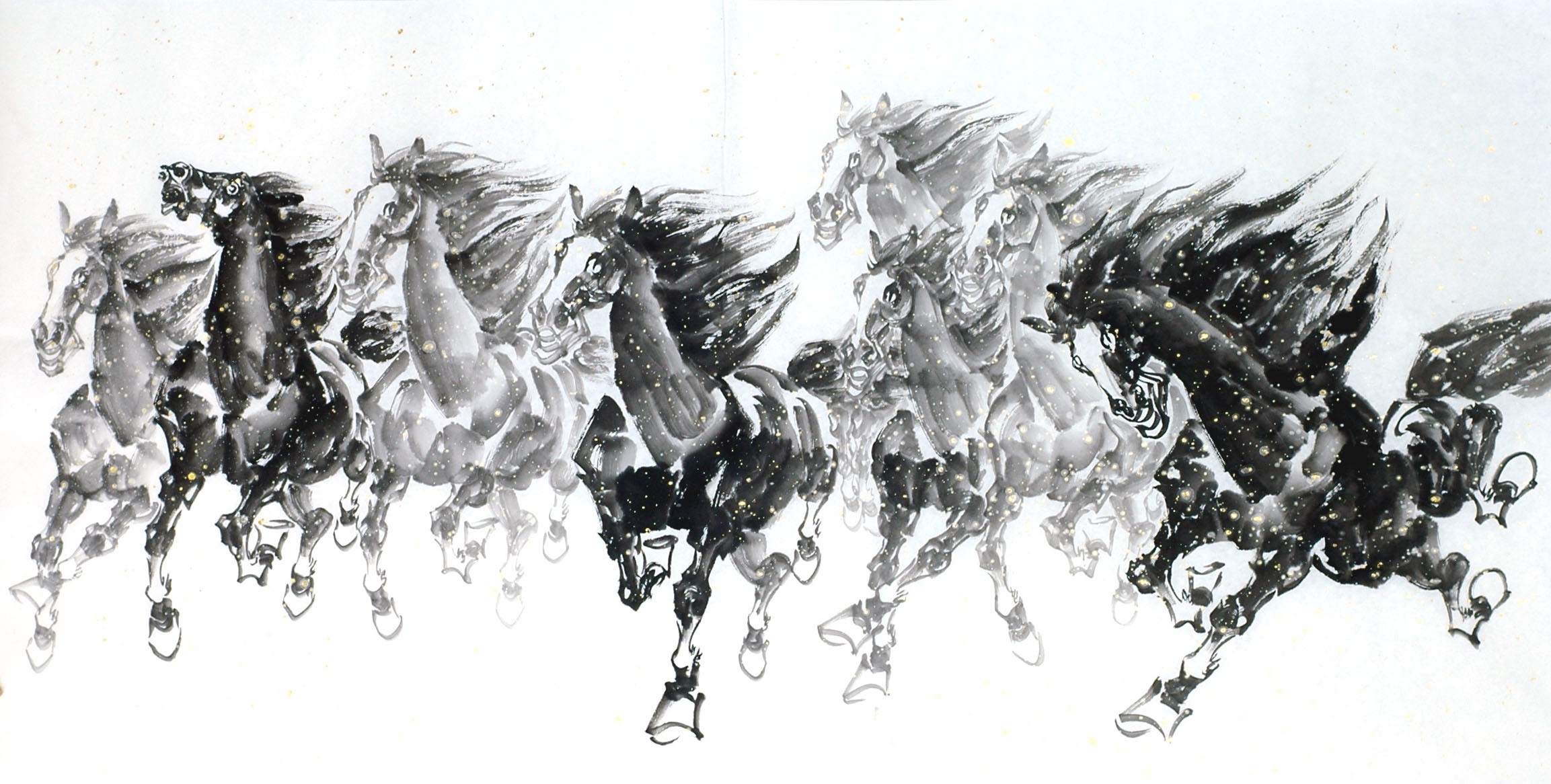 Chinese Horse Painting - CNAG013291