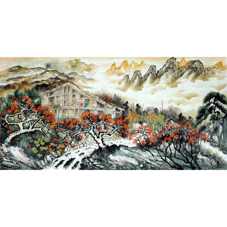 Chinese Landscape Painting - CNAG013292