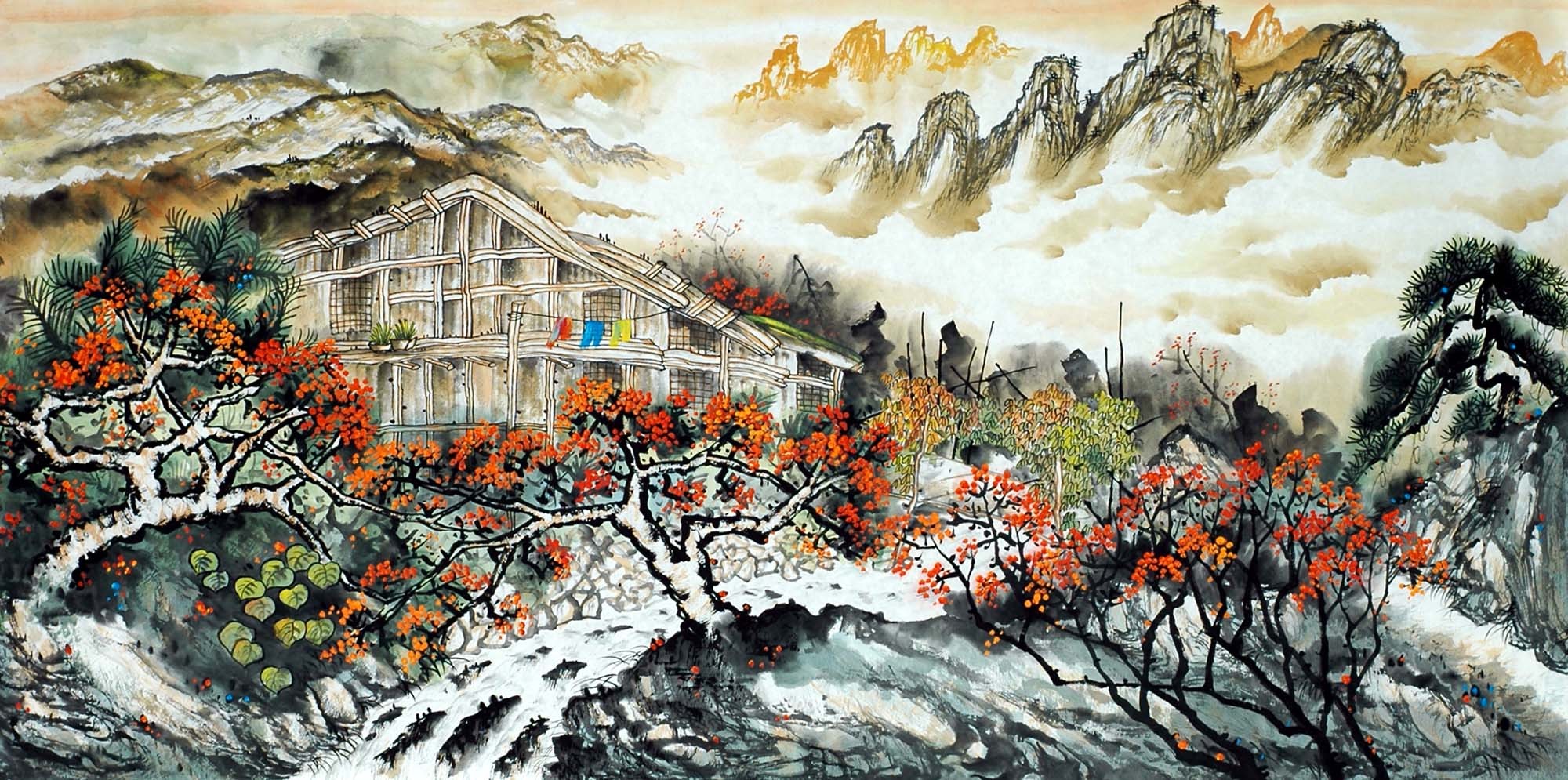 Chinese Landscape Painting - CNAG013292