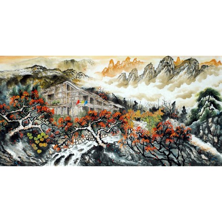Chinese Landscape Painting - CNAG013293