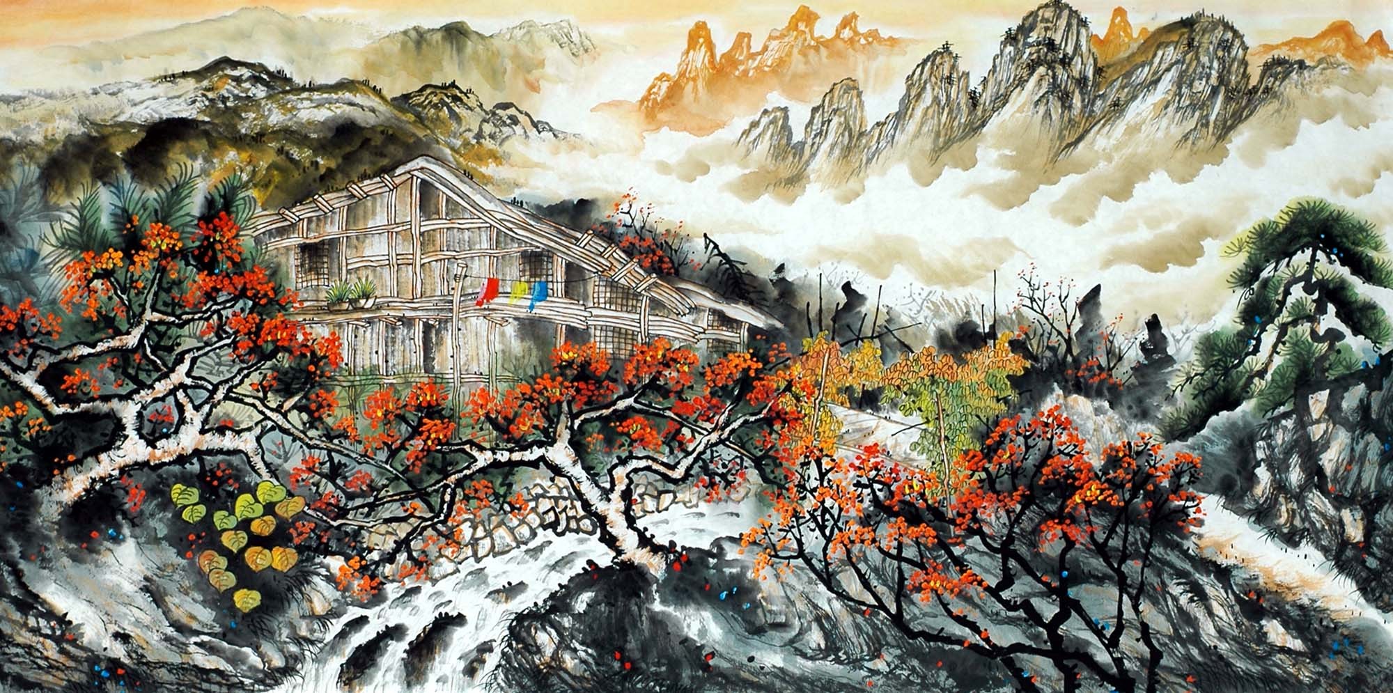 Chinese Landscape Painting - CNAG013293 Chinese Landscape Painting - CNAG013293