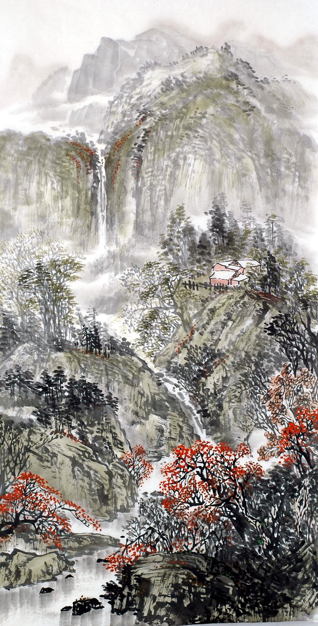 Chinese Landscape Painting - CNAG013294