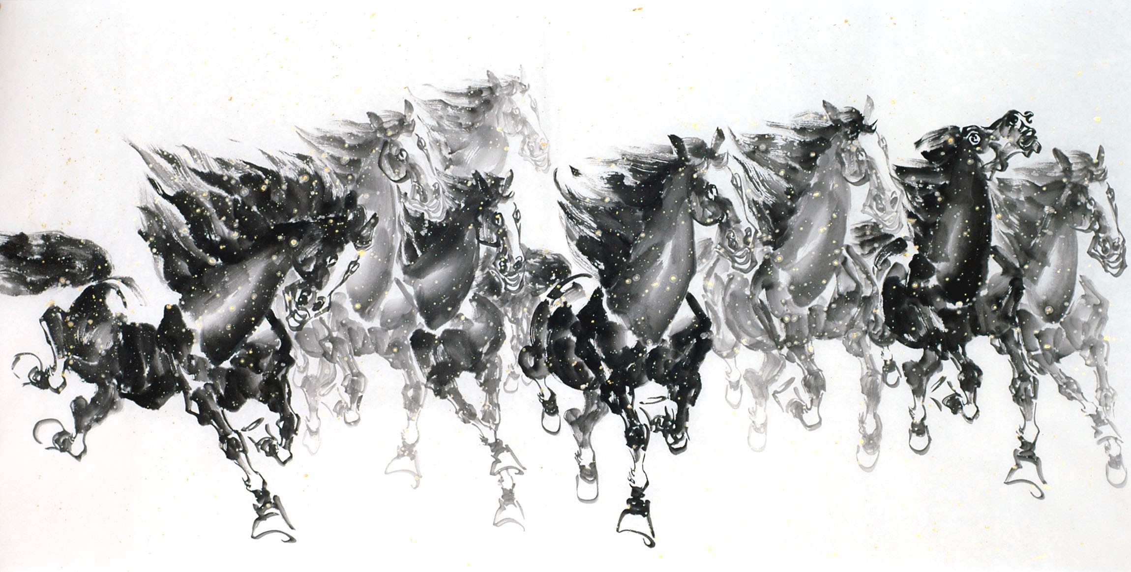 Chinese Horse Painting - CNAG013314