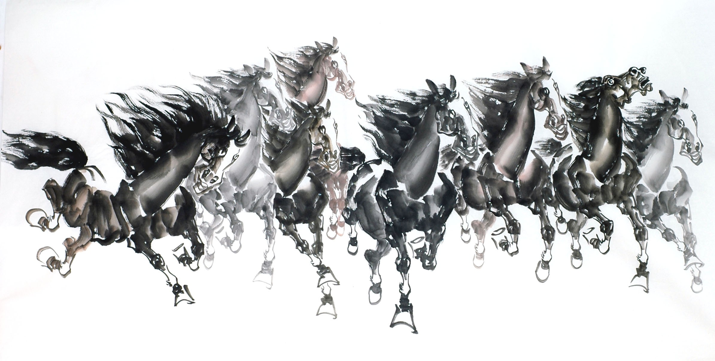 Chinese Horse Painting - CNAG013315
