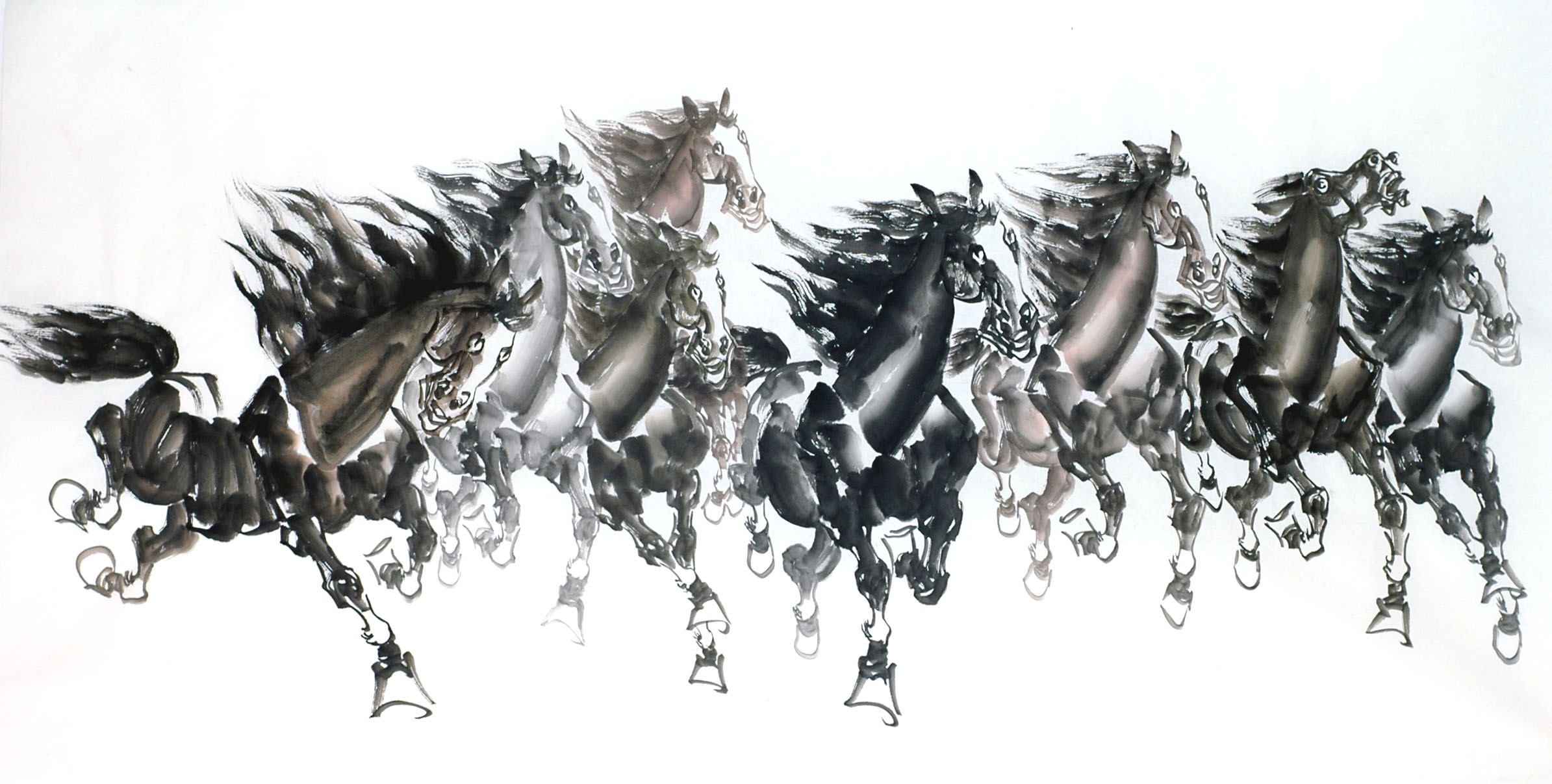 Chinese Horse Painting - CNAG013318