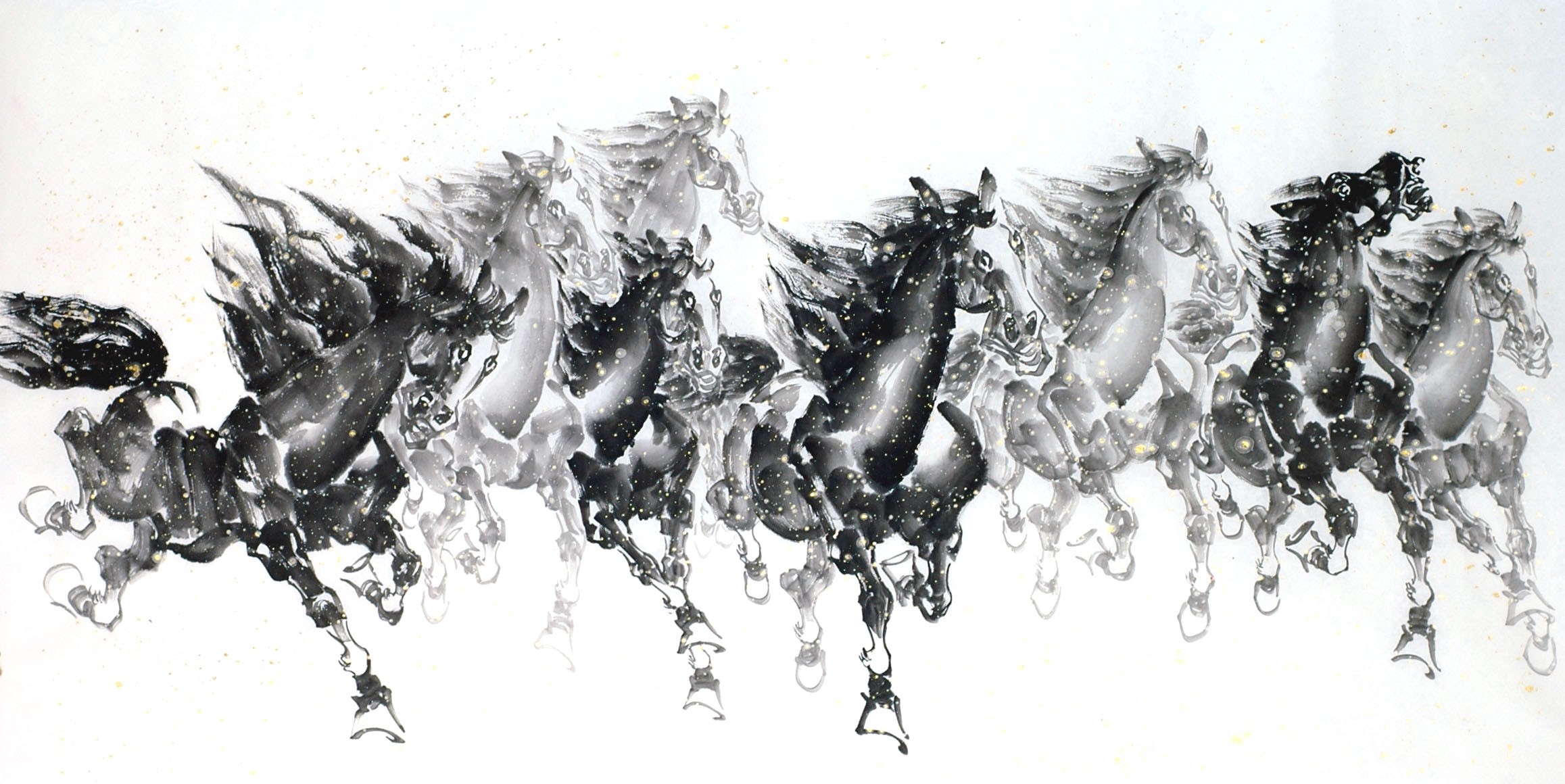 Chinese Horse Painting - CNAG013320