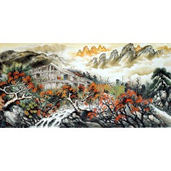 Chinese Landscape Painting - CNAG013326