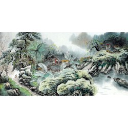 Chinese Landscape Painting - CNAG013327