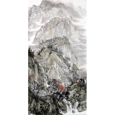 Chinese Landscape Painting - CNAG013328