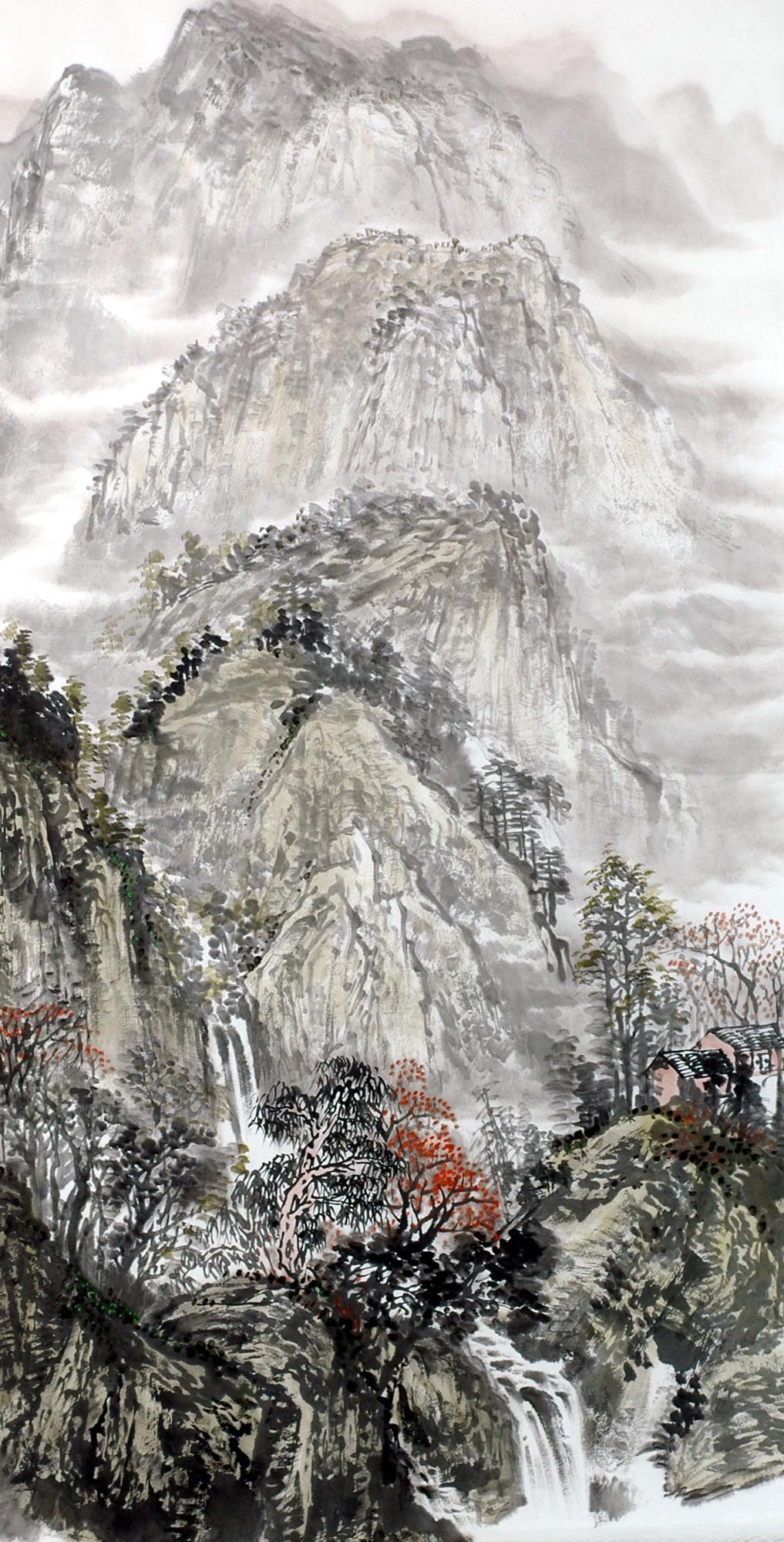 Chinese Landscape Painting - CNAG013328