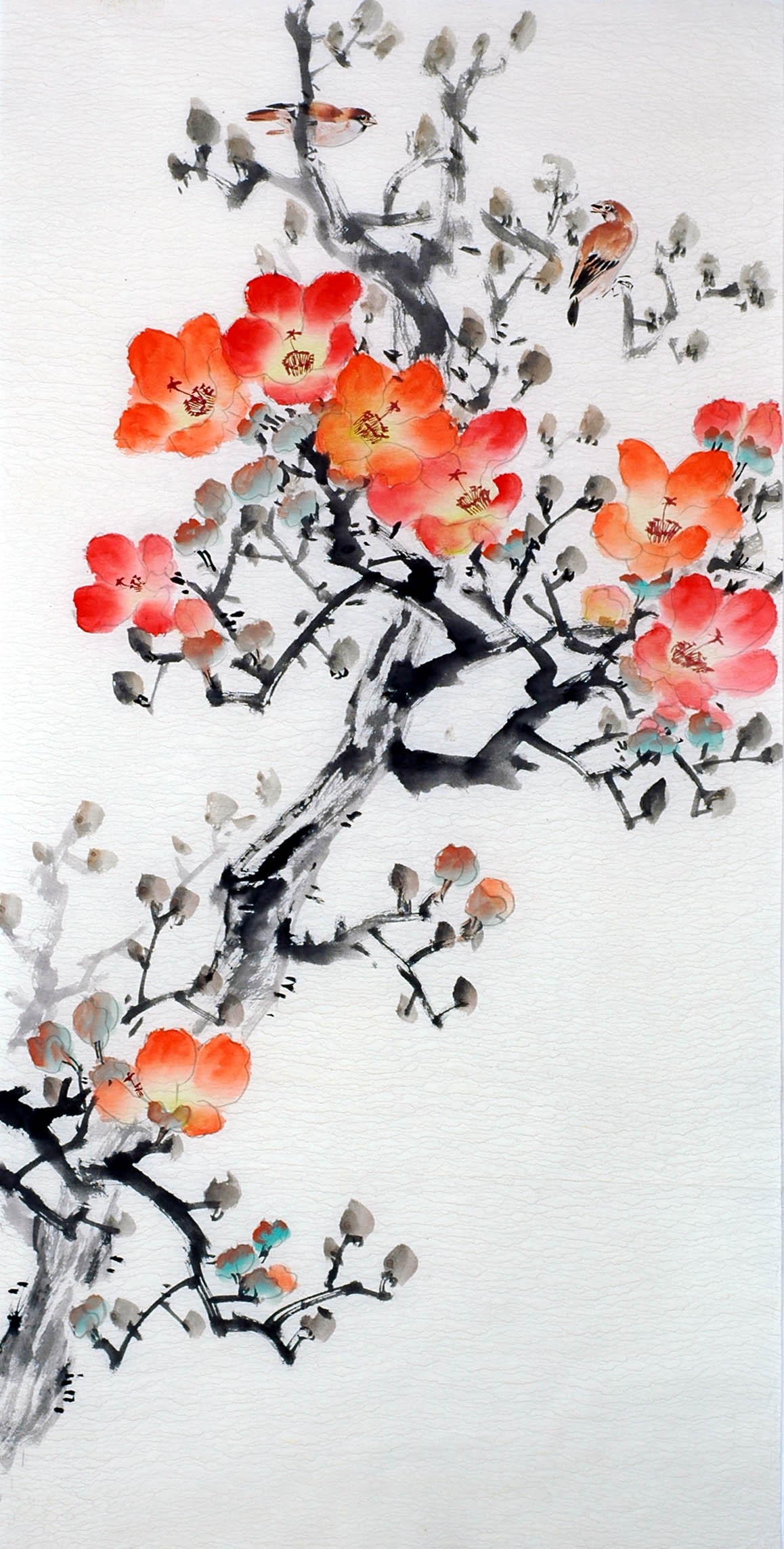 Chinese Flowers&Trees Painting - CNAG013353
