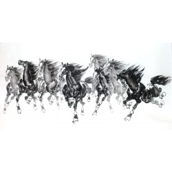 Chinese Horse Painting - CNAG013356