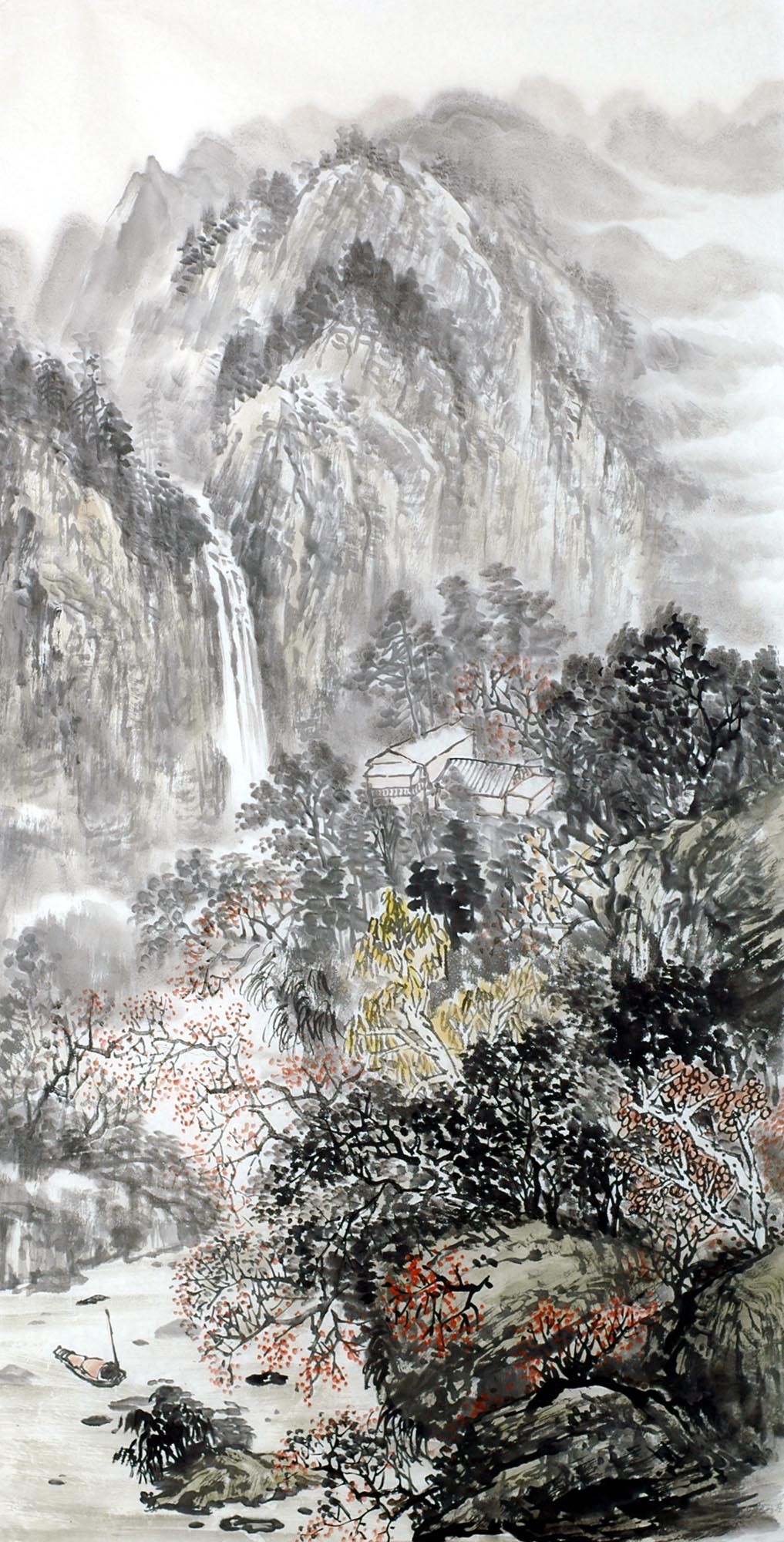 Chinese Landscape Painting - CNAG013358