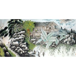 Chinese Landscape Painting - CNAG013360