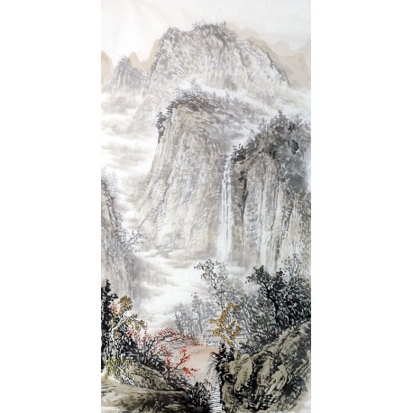 Chinese Landscape Painting - CNAG013361